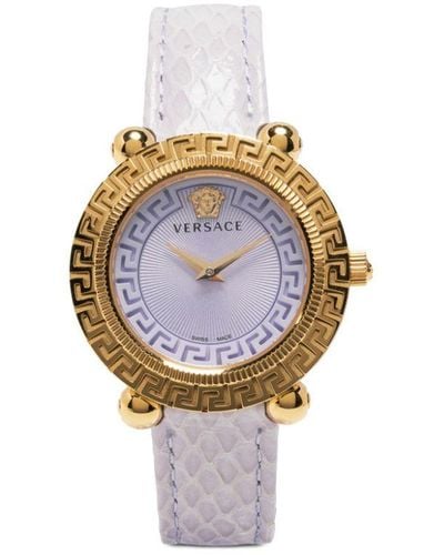 Versace グレカ ツイスト 35mm 腕時計 - ホワイト