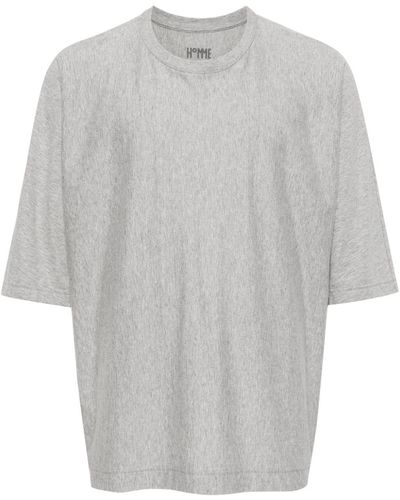 Homme Plissé Issey Miyake Klassisches T-Shirt - Grau