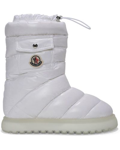 Moncler Gaia Padded Snow Boots - Gray