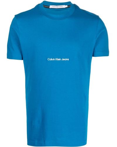 Calvin Klein ロゴ Tシャツ - ブルー