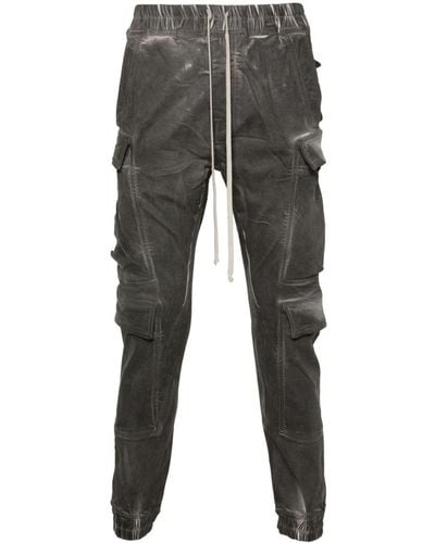Rick Owens Mastodon Megacargo Slim-Fit-Jeans - Grau
