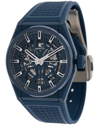 Zenith 'Defy Classic' Armbanduhr, 41mm - Blau