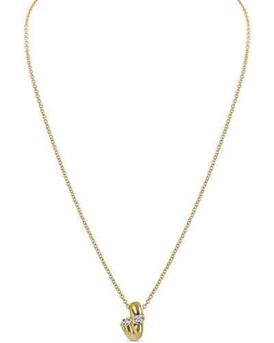 Pragnell 18kt Yellow Gold Eclipse Spring Necklace - Metallic