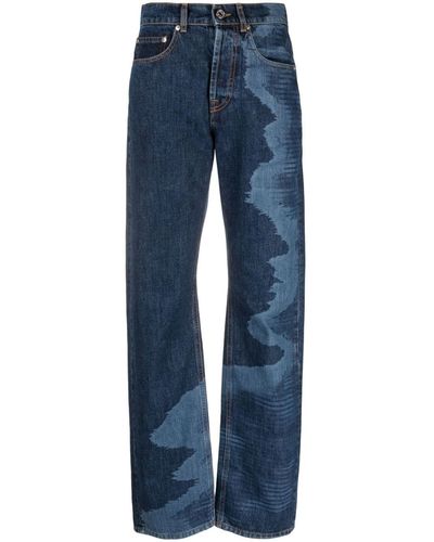 Missoni Gerade Jeans mit Batikmuster - Blau