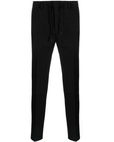 Karl Lagerfeld Straight-leg Tailored Pants - Black