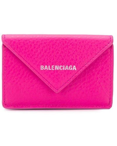 Balenciaga Portafoglio Papier mini - Rosa