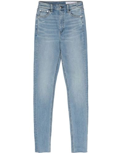 Rag & Bone Nina high-rise skinny jeans - Blau