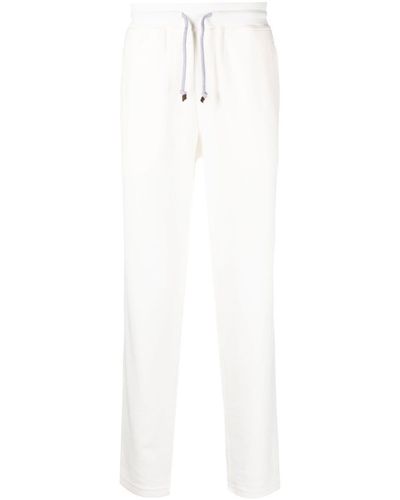 Brunello Cucinelli Cotton Sweatpants - White
