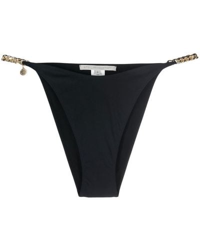 Stella McCartney Chain Link-detail Bikini Bottoms - Black
