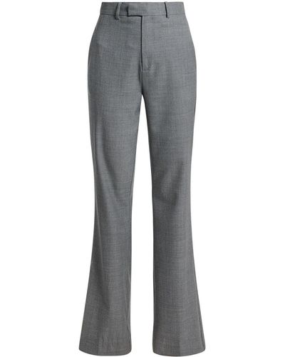 BITE STUDIOS Moreau Tailored Wool Trousers - Grey