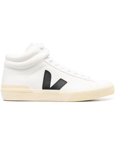 Veja Logo-patch Hi-top Trainers - White