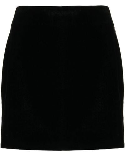 Ermanno Scervino Vevlvet A-line Mini Skirt - Black