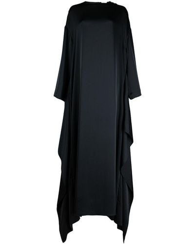 Rosetta Getty Wrap Panel Dress - Black