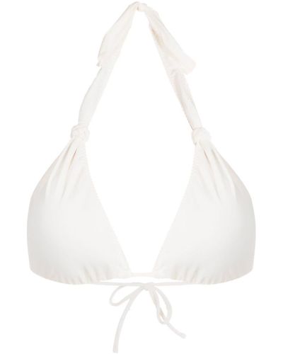 Clube Bossa Halterneck Bikini Top - White