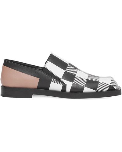 Burberry Geruite Loafers - Wit