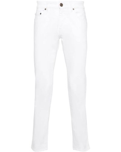 PT Torino Jean à coupe skinny - Blanc