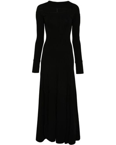 Victoria Beckham Cut-out Maxi Dress - Black