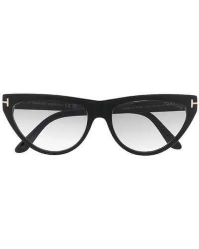 Tom Ford Cat-Eye-Sonnenbrille mit Farbverlauf - Schwarz