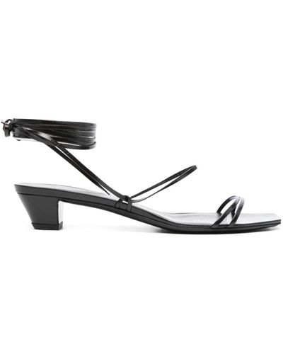 The Row Graphic Strap 35mm Sandals - White