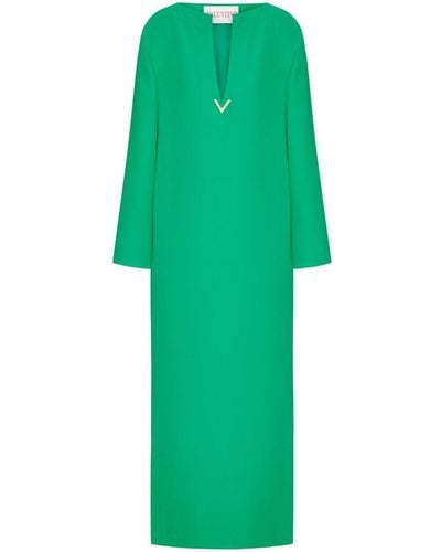 Valentino Garavani Cady Couture Kaftan Dress - Green