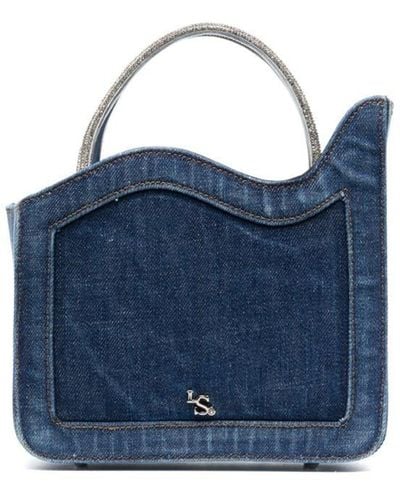 Le Silla Ivy Denim Tote Bag - Blue