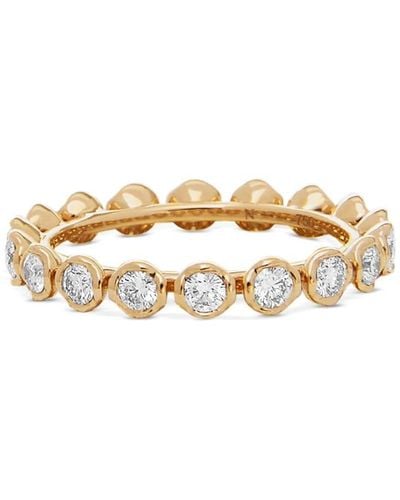Annoushka 18kt Yellow Gold Marguerite Diamond Eternity Ring - Metallic