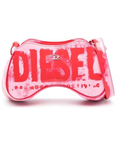 DIESEL Play Logo-print Shoulder Bag - Red