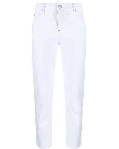 DSquared² Klassische Cropped-Jeans - Weiß