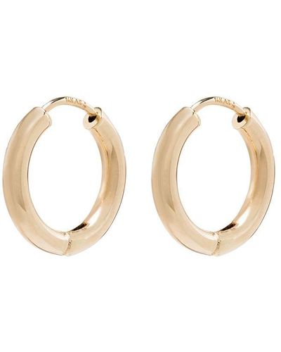 Adina Reyter 14kt Yellow Gold Small Hoop Earrings - Metallic
