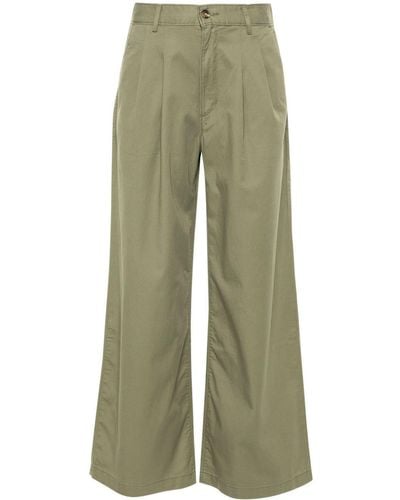 Levi's Pleat-detail Wide-leg Trousers - グリーン