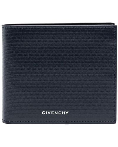Givenchy Portefeuille pliant à logo 4G - Bleu
