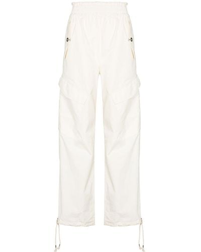 Dion Lee Wide-leg Cargo Trousers - White