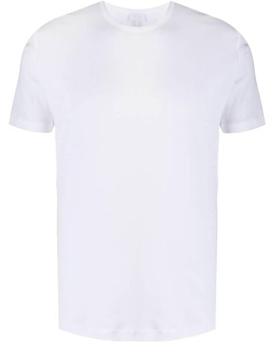 Sunspel Short-sleeve Fitted T-shirt - White