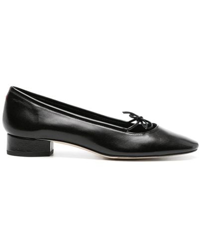 Aeyde Darya Stacked-sole Ballerina Shoes - Black