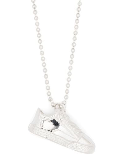 Maison Mihara Yasuhiro Sneaker Ball-chain Necklace - White