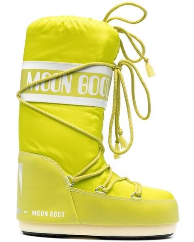 Moon Boot Icon Snow Boots - Yellow