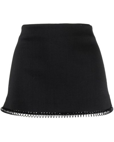 Coperni Low-rise Mini Skirt - Black