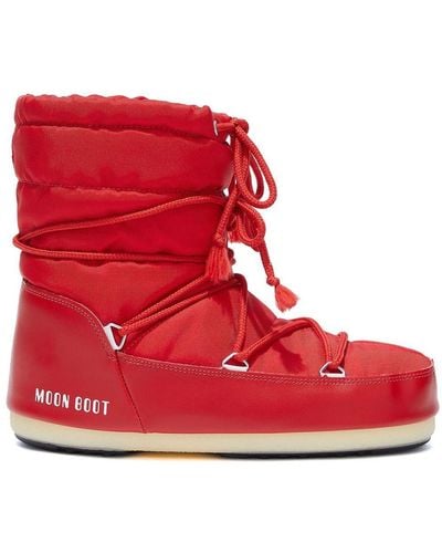 Moon Boot Icon Light Low Boots - Red