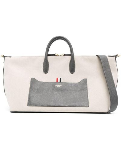 Thom Browne Tool Canvas Shopper - Wit