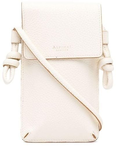 Aspinal of London Ella Leather Phone Case - White
