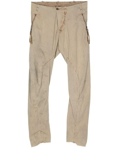 Masnada Slim-cut Cargo Pants - Natural