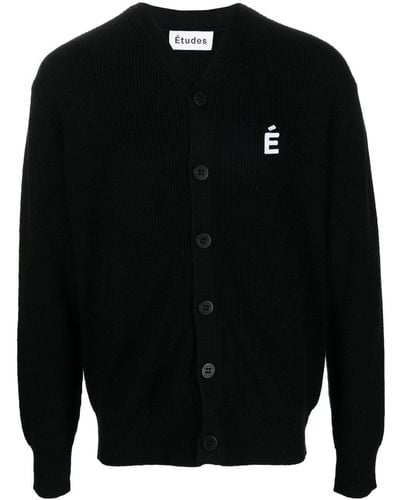 Etudes Studio Vest Met Logopatch - Zwart
