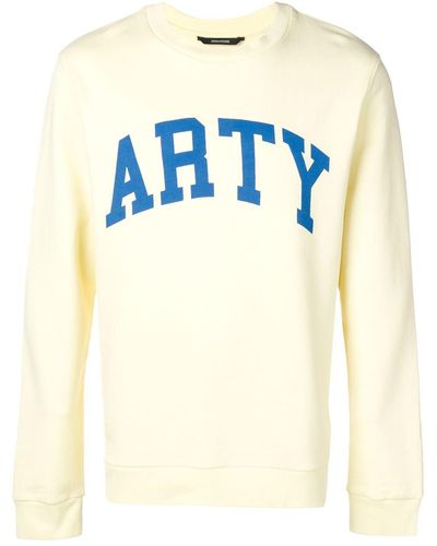 Zadig & Voltaire Sweater Met 'arty' Print - Geel
