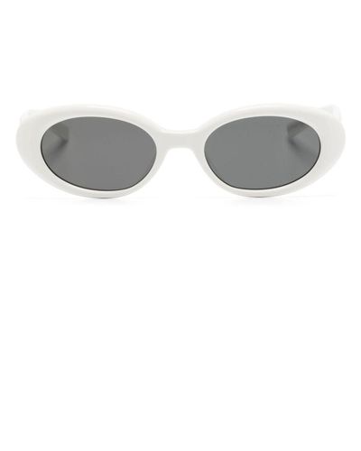 Maison Margiela Xgentle Monster Oval-frame Sunglasses - Grey