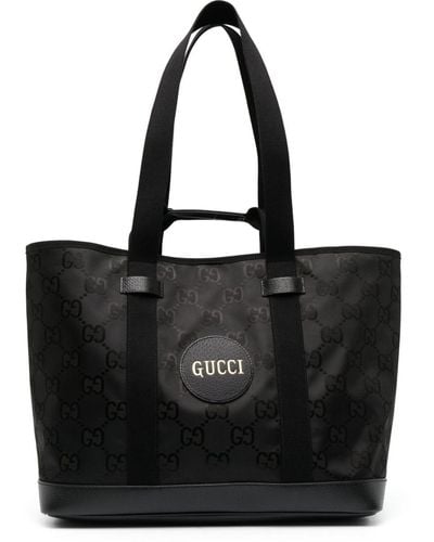 Gucci GGパターン トートバッグ - ブラック