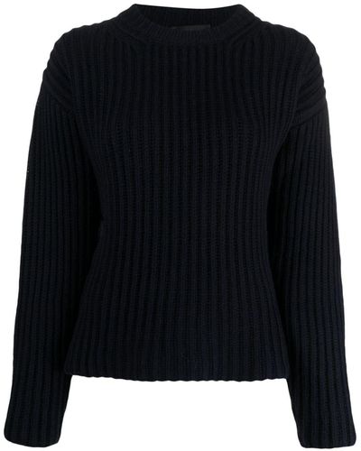 Roberto Collina Chunky Ribbed-knit Sweater - Black