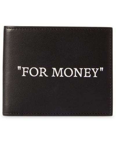 Off-White c/o Virgil Abloh 'for Money' Bi-fold Wallet - Black
