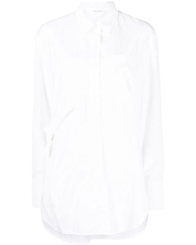 Cecilie Bahnsen Camicia Fenet con fiocco - Bianco