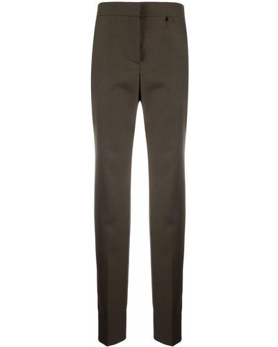 Givenchy Slim-cut High-waisted Trousers - Green