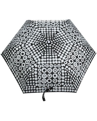 10 Corso Como Paraguas con estampado moteado - Negro